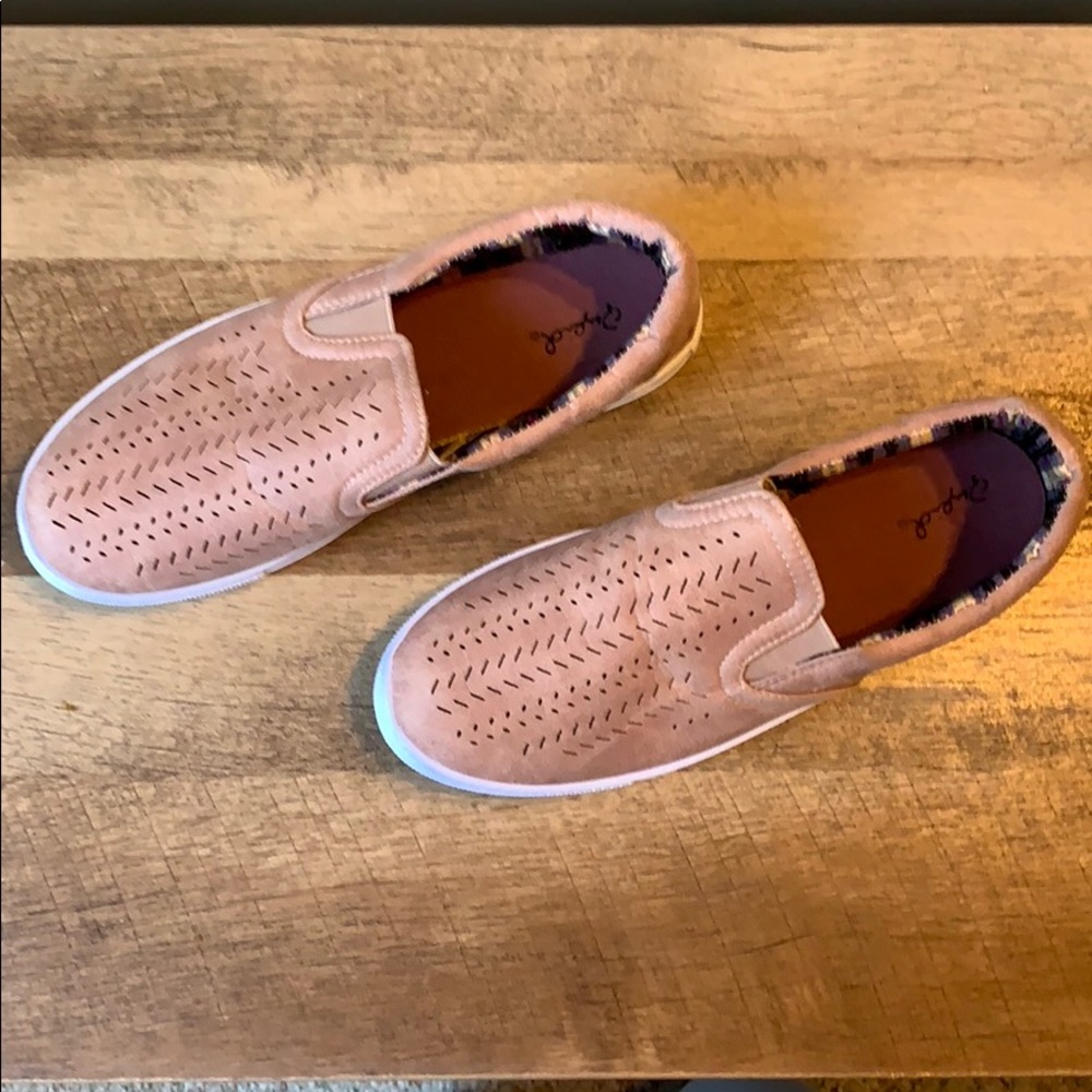 brand new shoes.